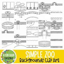 Image result for Simple Background Clip Art Zoo