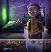 Image result for Rick and Morty Weed Art