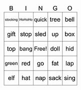 Image result for Christmas Bingo Words