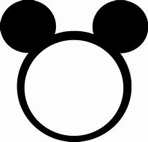 Image result for Mickey Mouse Face Cut Out Template