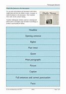 Image result for Newspaper Article keyFeatures KS2