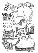 Image result for Horse Paper Doll Cut Out