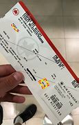 Image result for Air Canada Plane Ticket