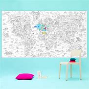 Image result for World Map Colouring Poster