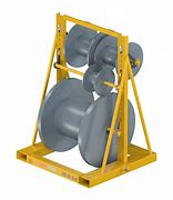 Image result for Wire Spool Rack Cart