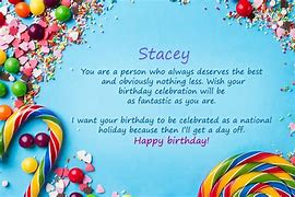 Image result for Happy 40th Birthday Stacey Wishes