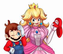 Image result for Mario and Peach Love