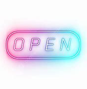 Image result for Neon Open Sign PNG