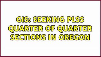 Image result for Plss Quarter