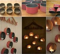 Image result for Tin Can Candle Holder