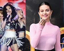 Image result for Selena Gomez with Black Pink