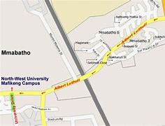 Image result for NWU Vaal Campus Map