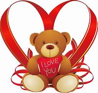 Image result for Valentine Teddy Bear Clip Art