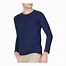 Image result for Baju Polos Navy Lengan Panjang