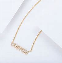 Image result for Crystal Name Necklace