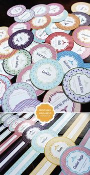 Image result for Mason Jar Labels Printable