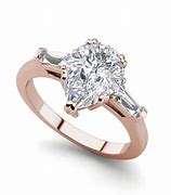 Image result for Multi Diamond Engagement Ring Pear Cut