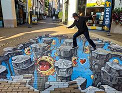 Image result for 3d street art