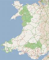 Image result for Wales Map UK