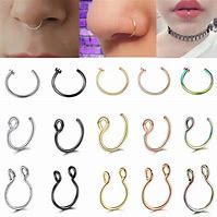 Image result for Fake Nose Ring for Kids