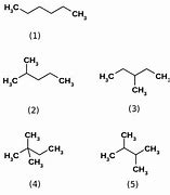 Image result for Structure of Hexane