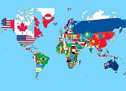 Image result for Earth with Flags