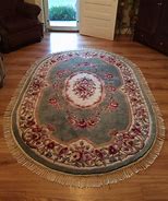 Image result for Oval Royal Blue Rug