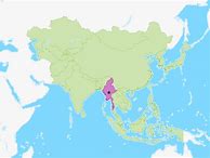 Image result for Myanmar Asia Map