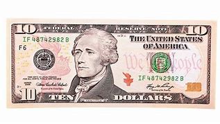 Image result for 10 Dollar Bill Face