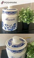 Image result for Blue Willow Cookie Jar