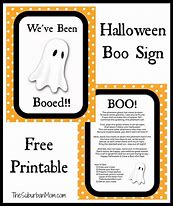 Image result for Free Printable Halloween Boo Signs