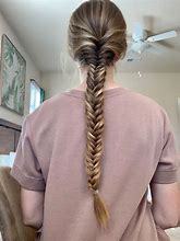 Image result for Fishtail Braid with Bangs