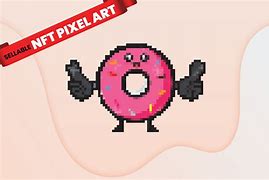 Image result for Really Easy Pixel Art Donut