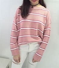 Image result for Stripe Sweater for Petitr Women