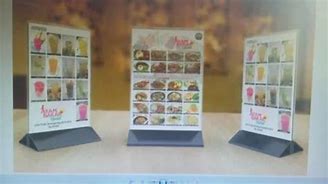 Image result for Acrylic Menu Stand