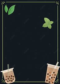 Image result for Milk Tea Border Design