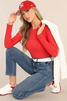 Image result for Red Bodysuit