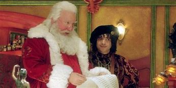 Image result for Tim Allen Santa Claus Electricuted