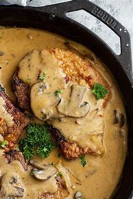 Image result for Thin Pork Chop Gravy