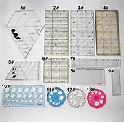 Image result for Right Angle Ruler for Sewing