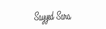 Image result for Sara Name Signature