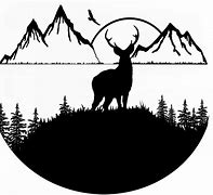 Image result for Mule Deer Stencil Drzw