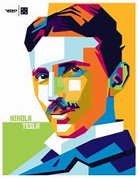 Image result for Nikola Tesla Pop Art