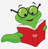 Image result for Reading Worm Clip Art