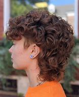 Image result for Curly Mullet 3B Hair