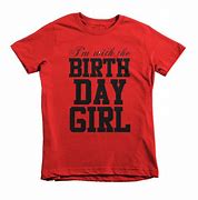 Image result for White and Blue Birthday Shirt Girl