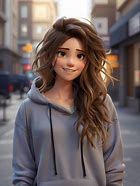 Image result for Ai Cartoon Girl