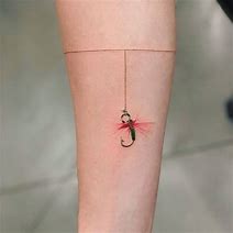 Image result for Fuchsia Flower Tattoo with a Fishing Hook