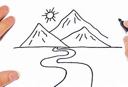 Image result for A Drawing of a Mountain