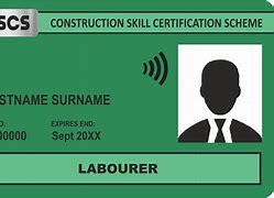 Image result for CSCS Card